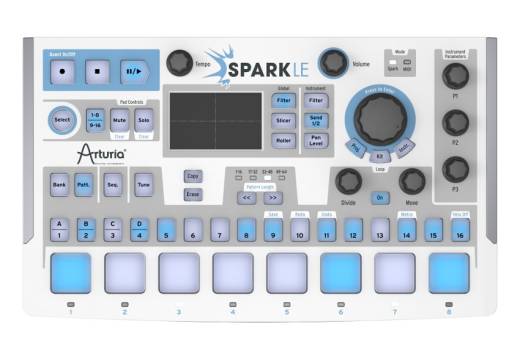 SparkLE Software Based Drum Machine